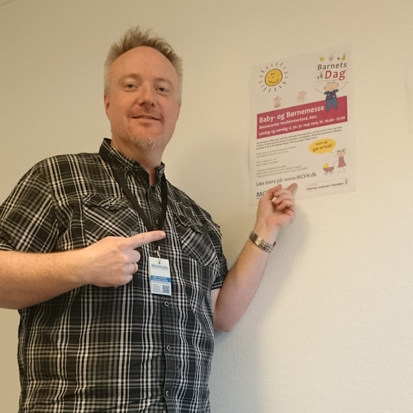 Andy på Messecenter Vesthimmerland